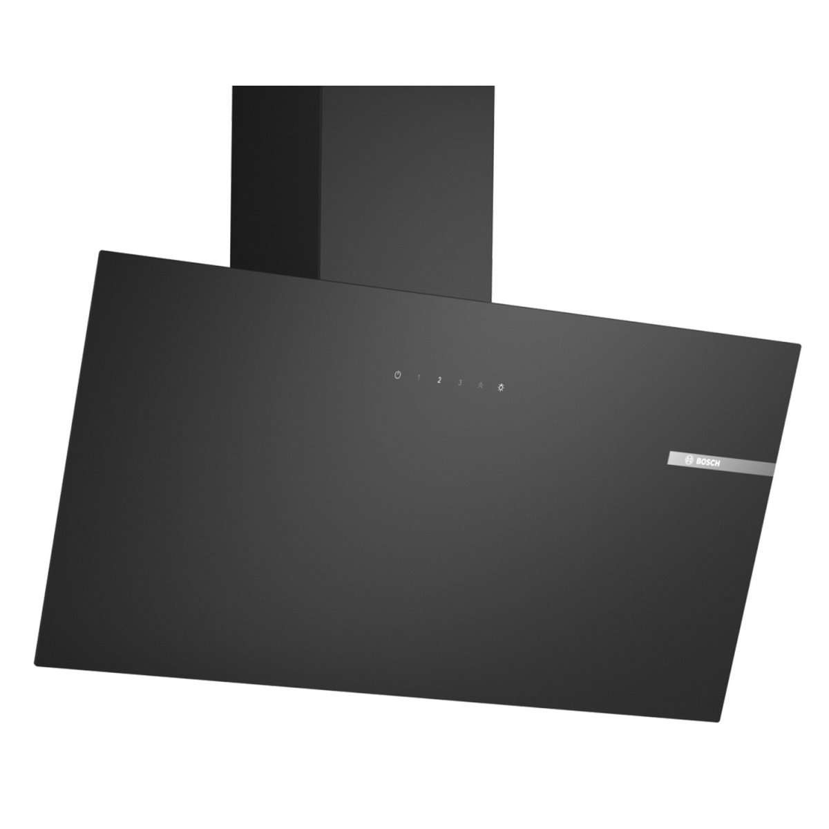 bosch hotte décorative inclinée 80cm 550m3/h noir dwk85dk60