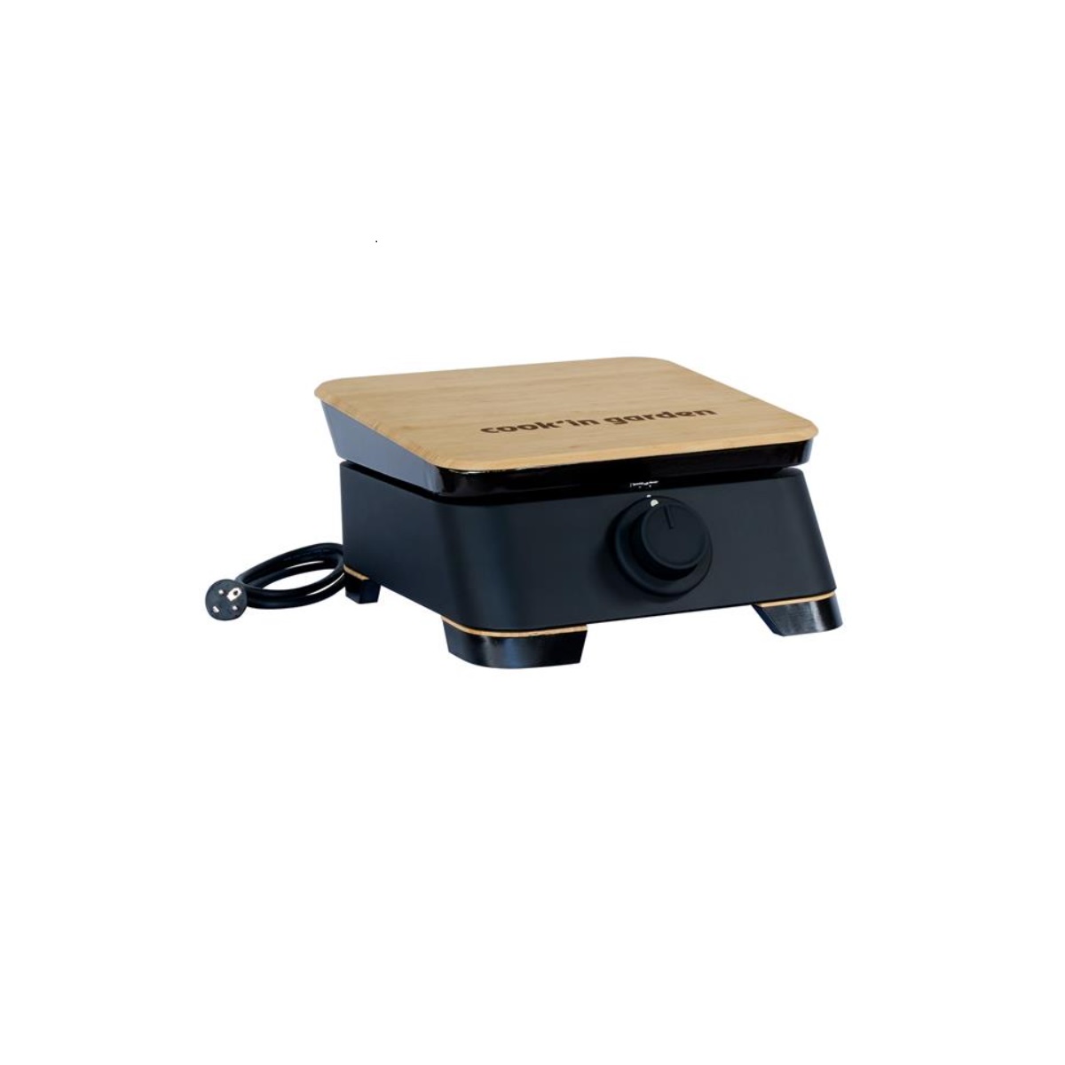 cook'in garden Plancha électrique 2500w plaque fonte émaillée cook'in garden