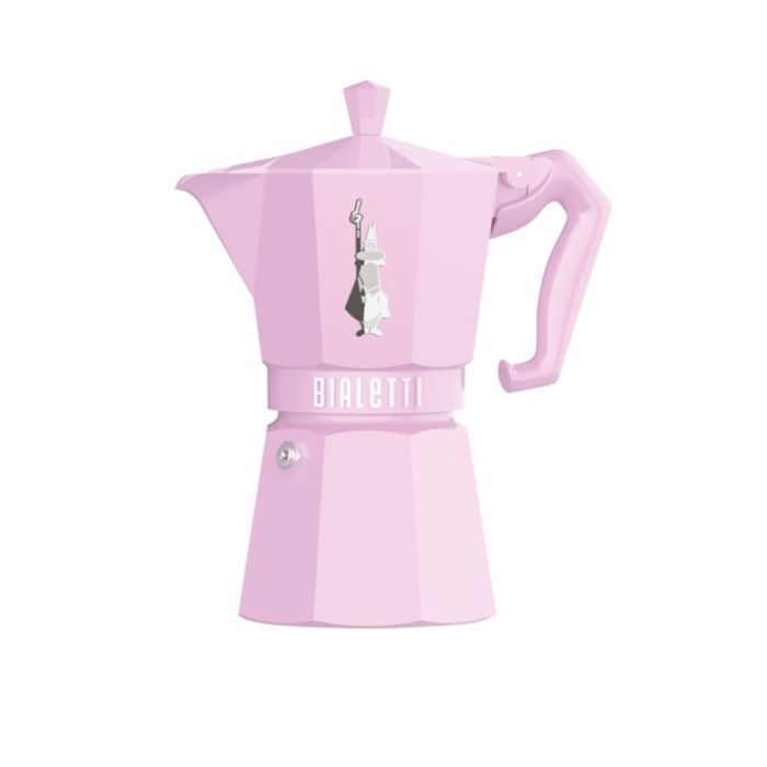 BIALETTI - Cafetière italienne 6 tasses rose pastel - 0009064 moka exclusive