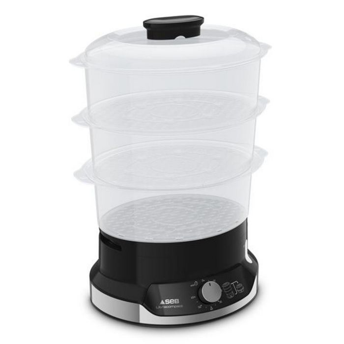 seb Cuiseur vapeur 3 paniers 800w seb seb Cuiseur vapeur 3 paniers 800w seb