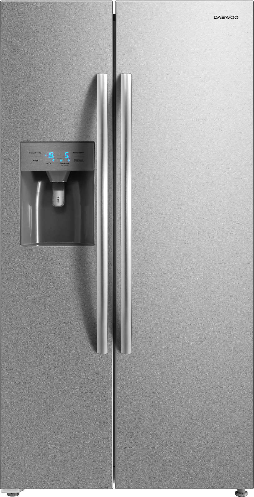 daewoo Réfrigérateur américain 90cm 504l a+ nofrost inox daewoo