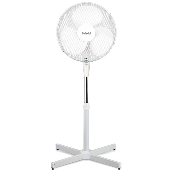daewoo Ventilateur sur pied 40cm 50w 3 vitesses blanc daewoo