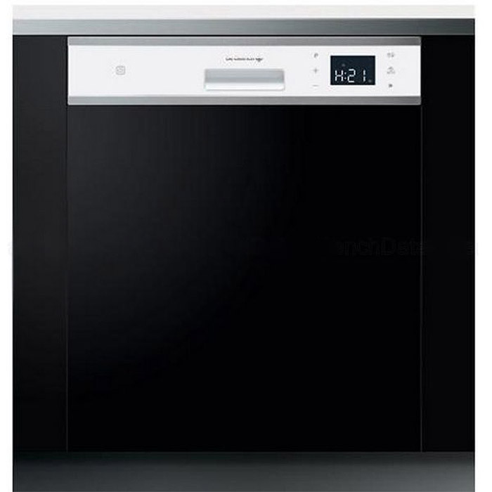 de dietrich Lave-vaisselle 60cm 13c 44db a++ intégrable avec bandeau blanc de dietrich