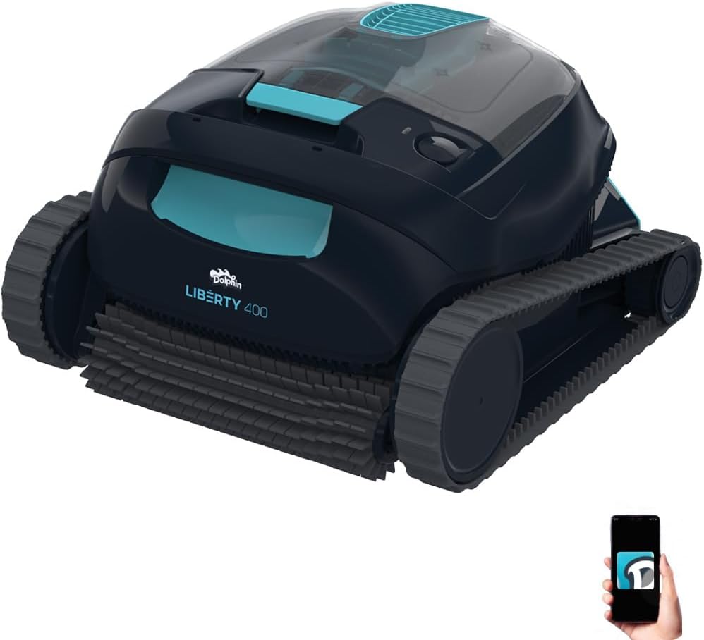 dolphin Robot electrique de piscine sans fil connecté - fond, parois et ligne d'eau dolphin