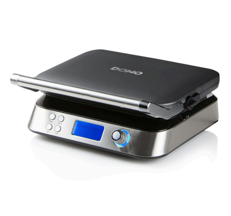 domo Gaufrier 1600 w inox/noir domo