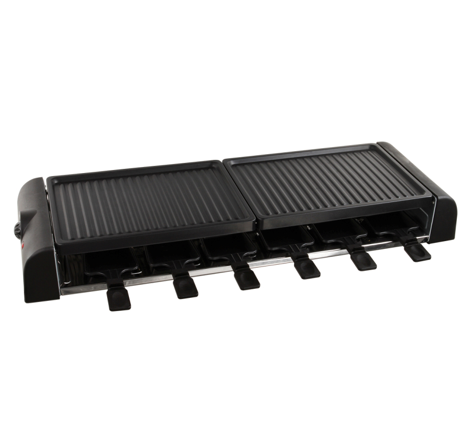 domoclip appareil à raclette 12 personnes 1800w doc185