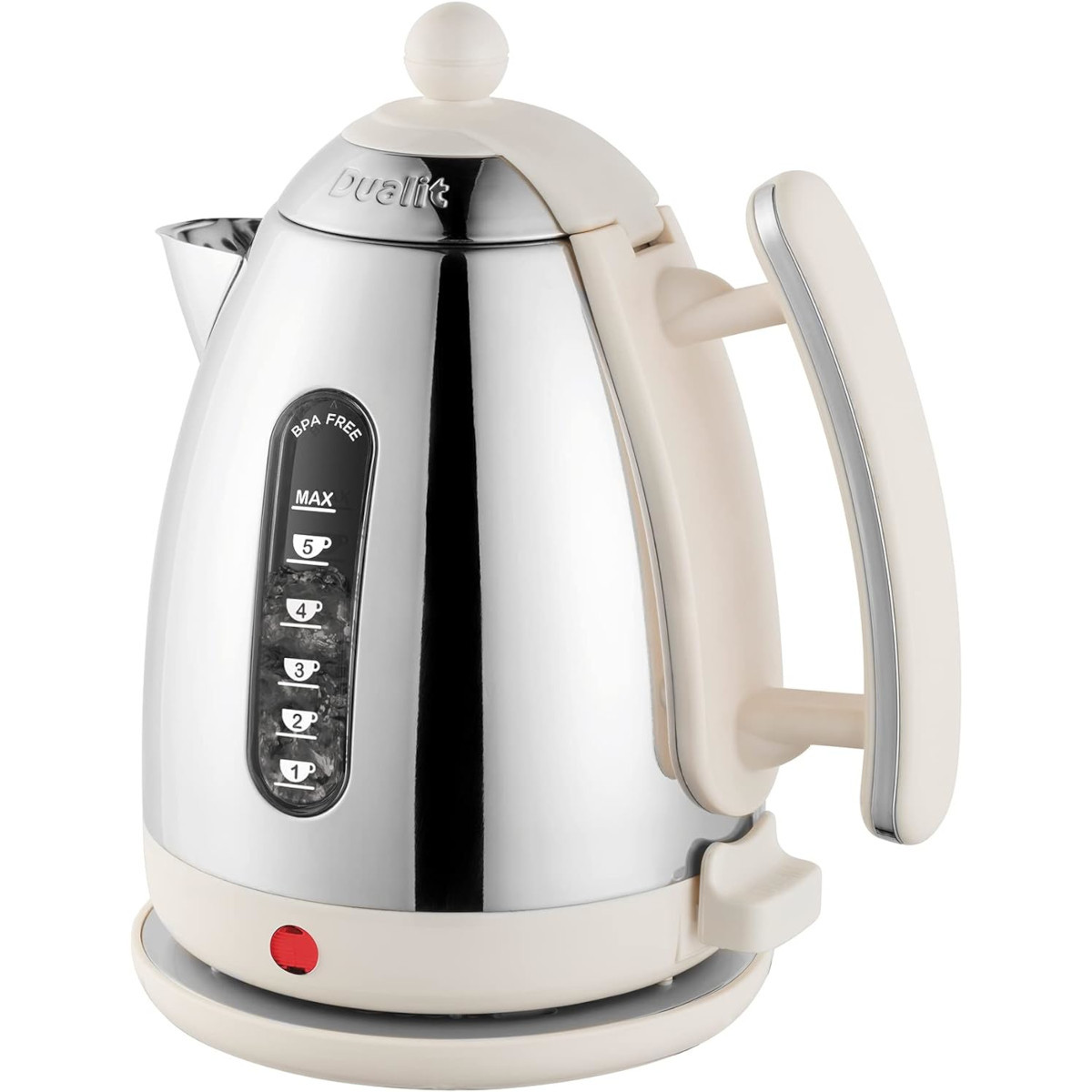 dualit Bouilloire sans fil 1.5l 3000w crème dualit