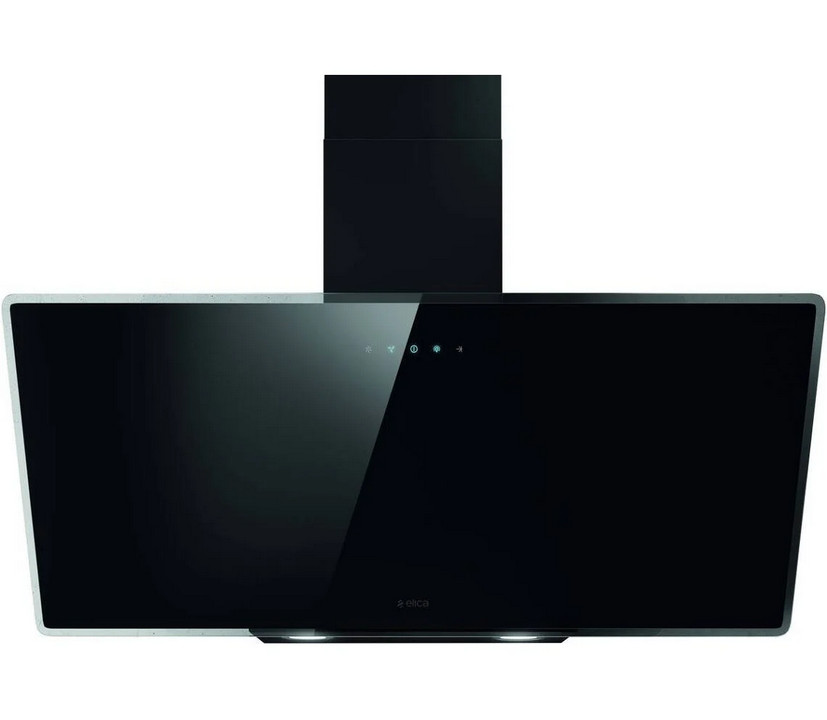 elica Hotte décorative inclinée 90cm 613m3/h noir elica