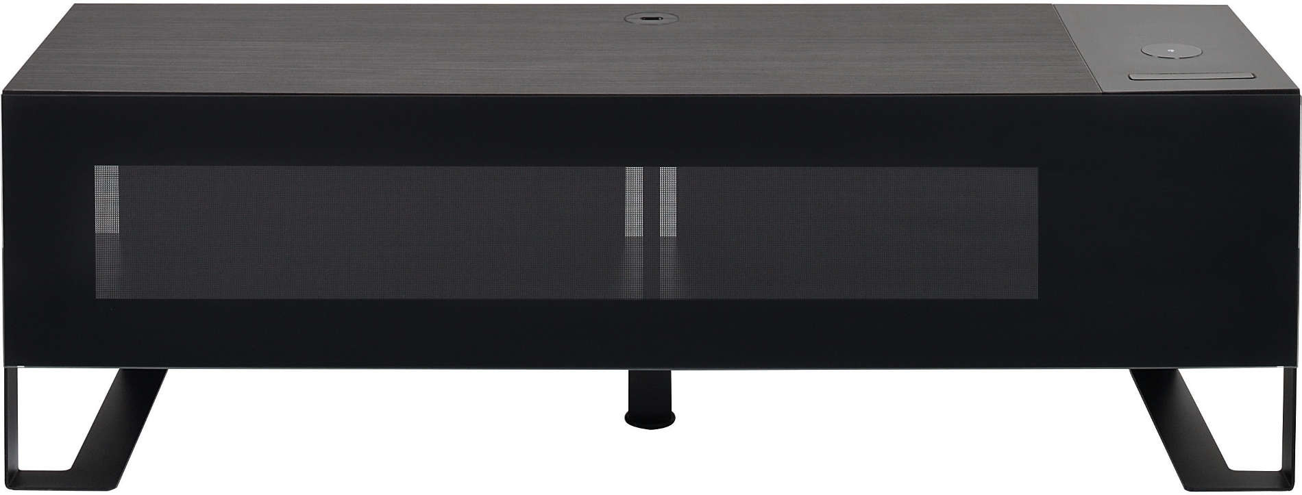erard Meuble tv pour écran 30" à 55" + trappe + qi + chargeur 4 usb erard