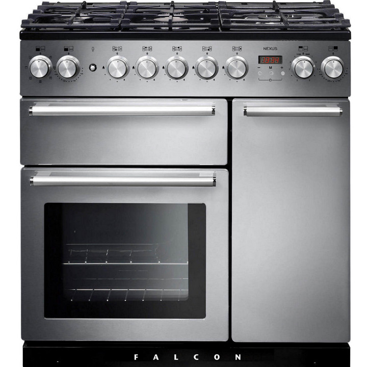 falcon Piano de cuisson gaz 140l 5 feux inox/chrome falcon
