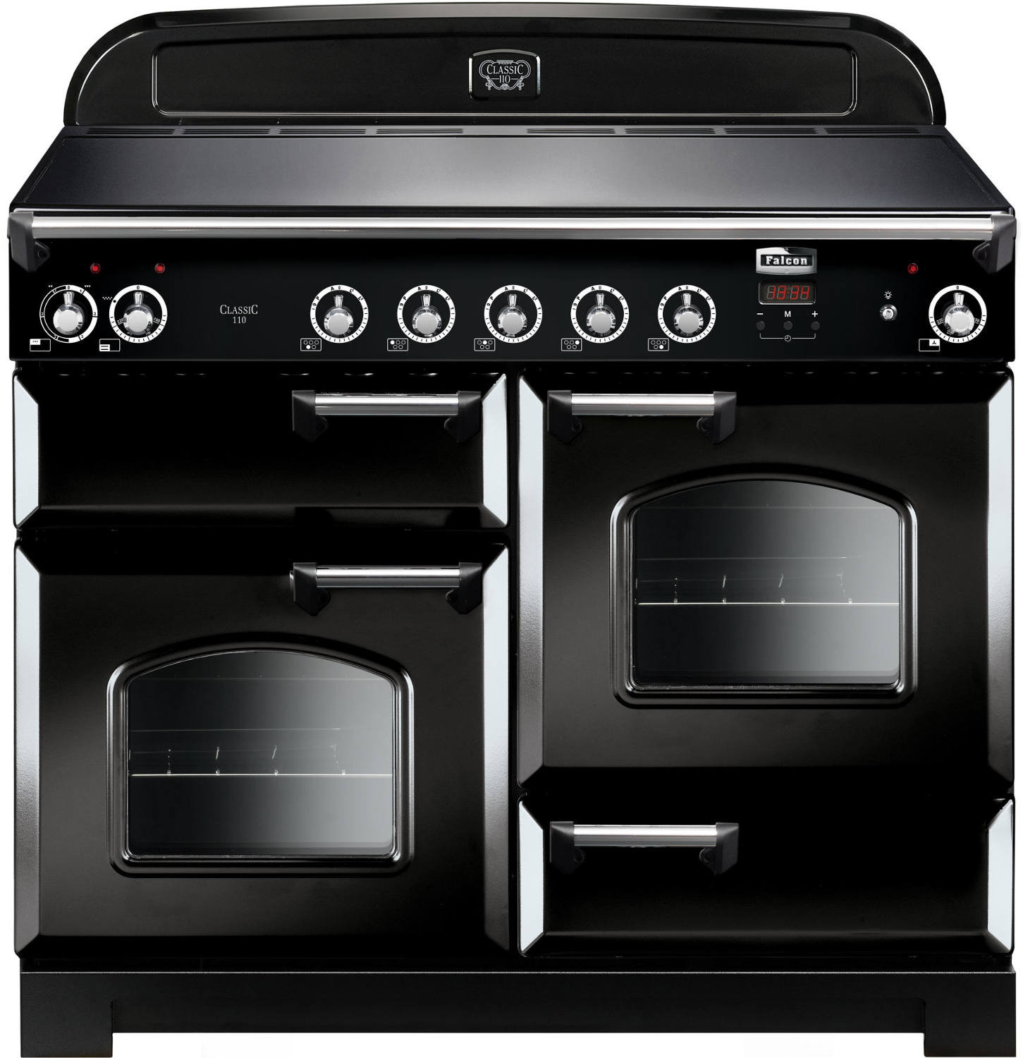 falcon Piano de cuisson mixte 174l 5 feux noir falcon