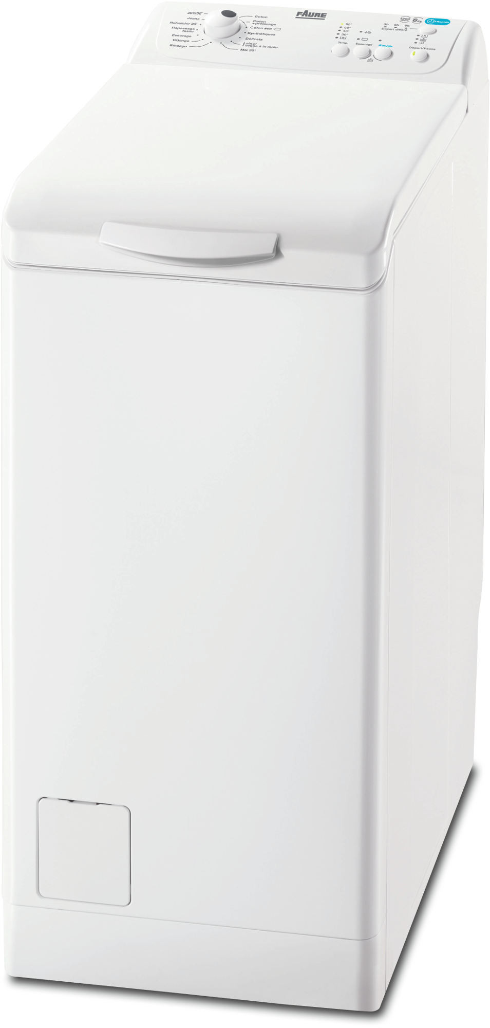 faure Lave-linge top 40cm 6kg a+++ blanc faure