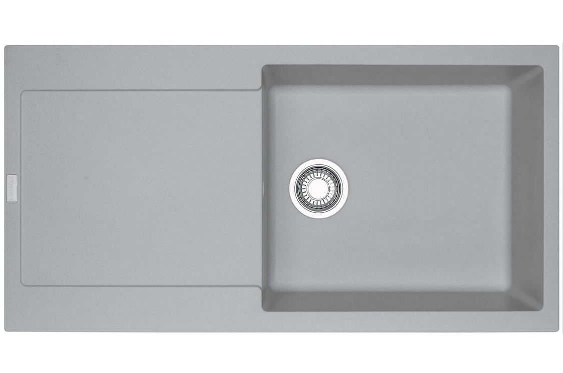 franke Evier à encastrer 50cm manuel platinum avec siphon franke