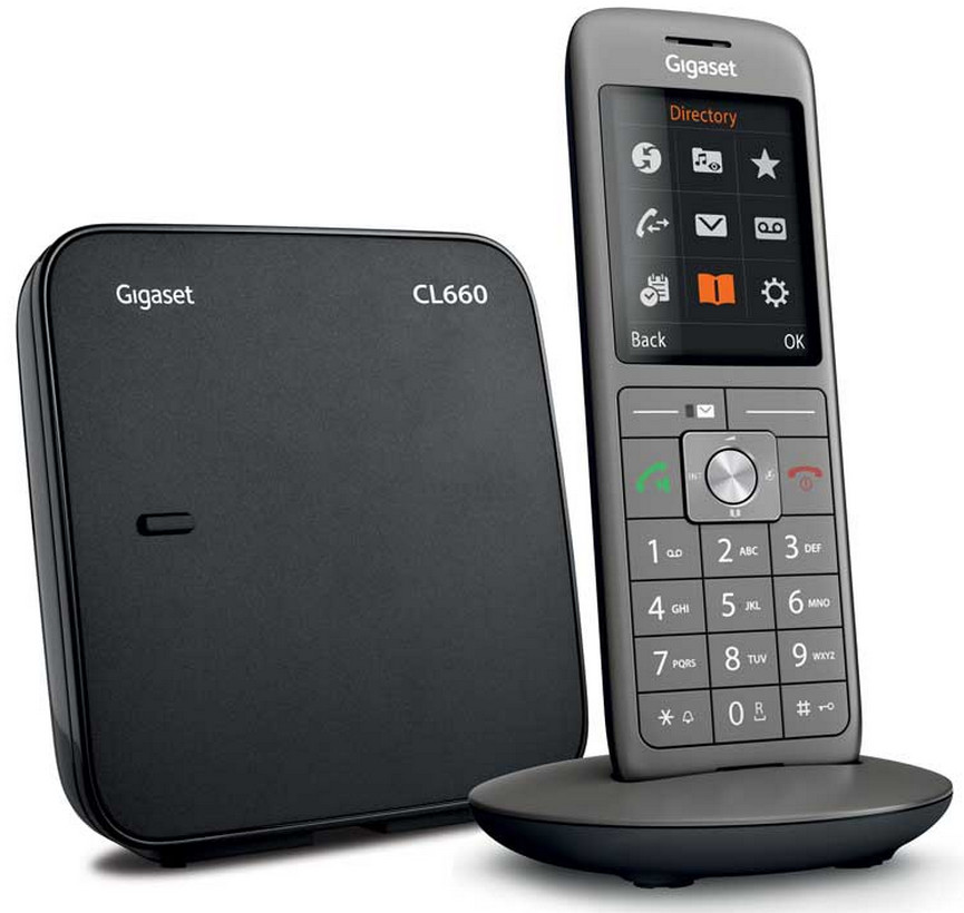 gigaset Téléphone sans fil dect anthracite gigaset
