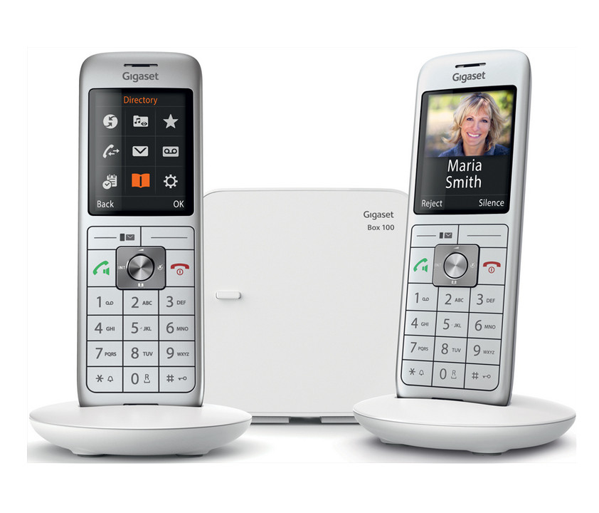 gigaset Téléphone sans fil duo dect blanc avec répondeur gigaset
