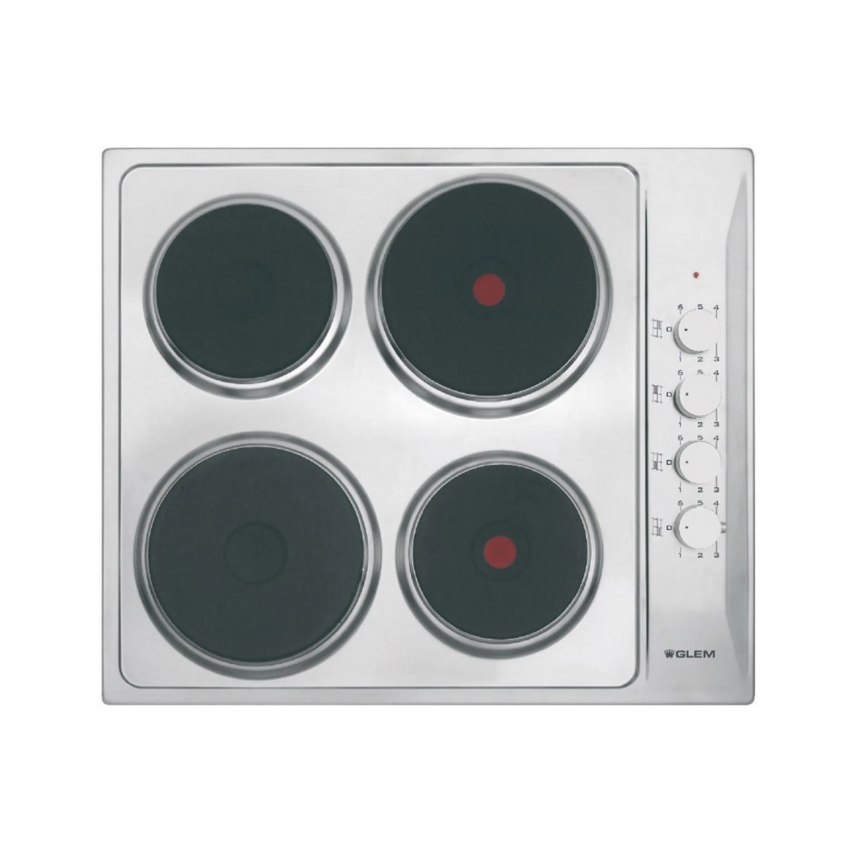 glem Table de cuisson électrique 60cm 6000w inox glem