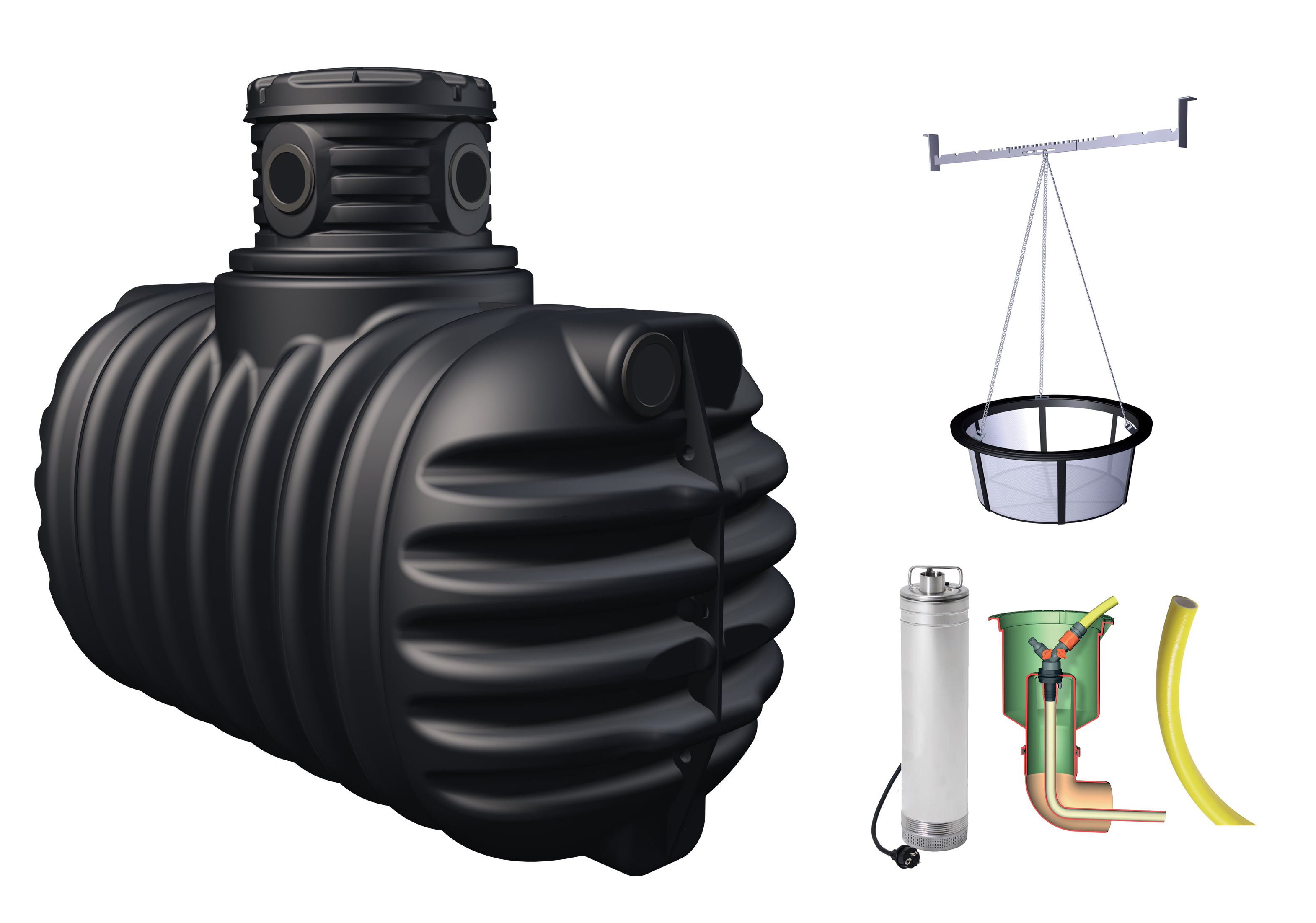 graf Cuve récupérateur à eau à enterrer 1600 l graf