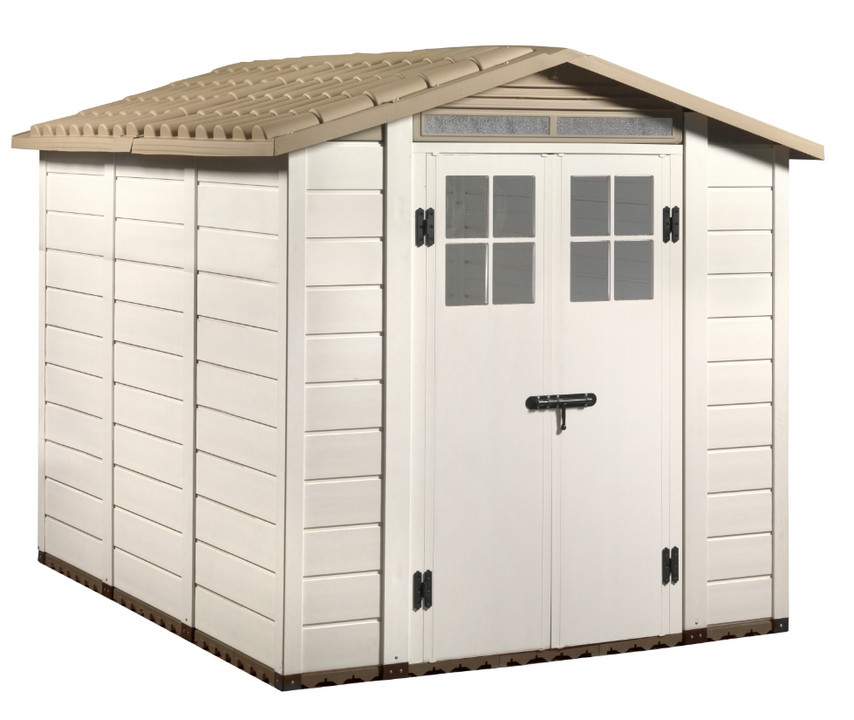 habrita Abri de jardin 6.03m² beige habrita