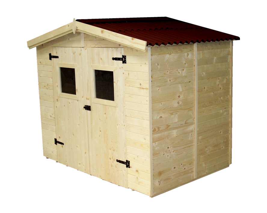 habrita Abri en panneaux 3.70 m² avec plancher habrita