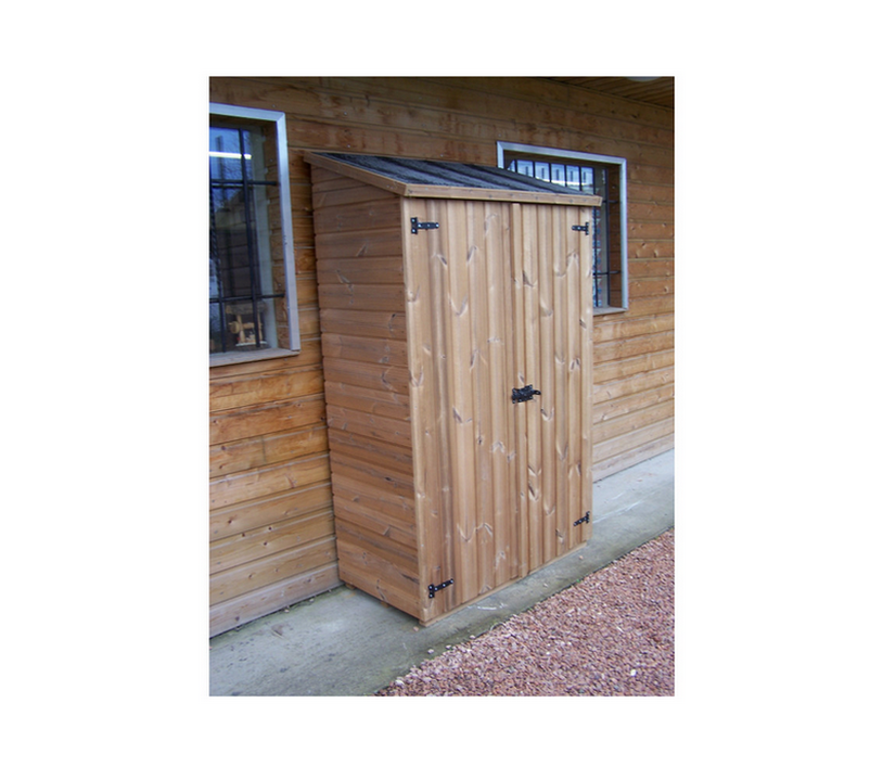 habrita Abri mural bois multi-usages 0.64 m² avec 3 étagères habrita