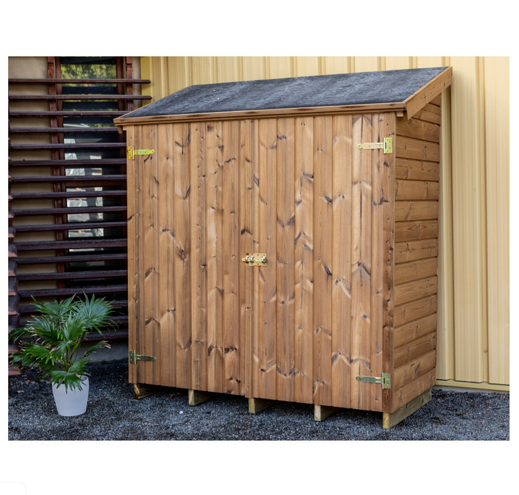 habrita Abri mural multiusages 1.34 m2 brun doré habrita