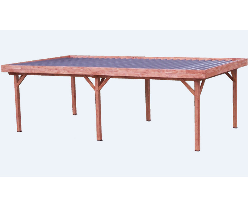 habrita Pergola 24.64m² bois naturel habrita