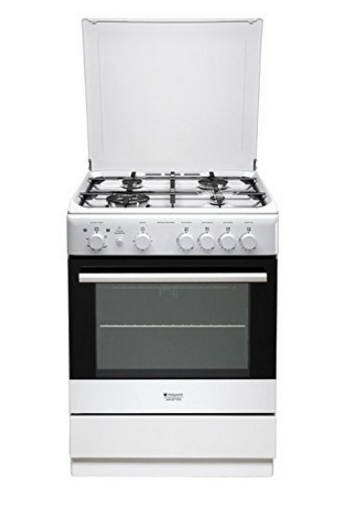hotpoint Cuisinière gaz 58l 4 feux blanc hotpoint