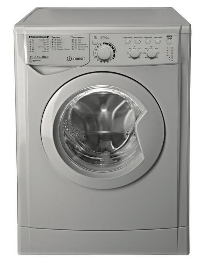 indesit Lave-linge frontal 60cm 7kg 1200t a++ argentée indesit