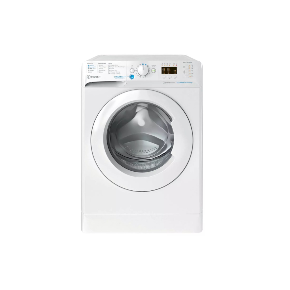 indesit Lave-linge hublot 8kg 1200 tours/min indesit