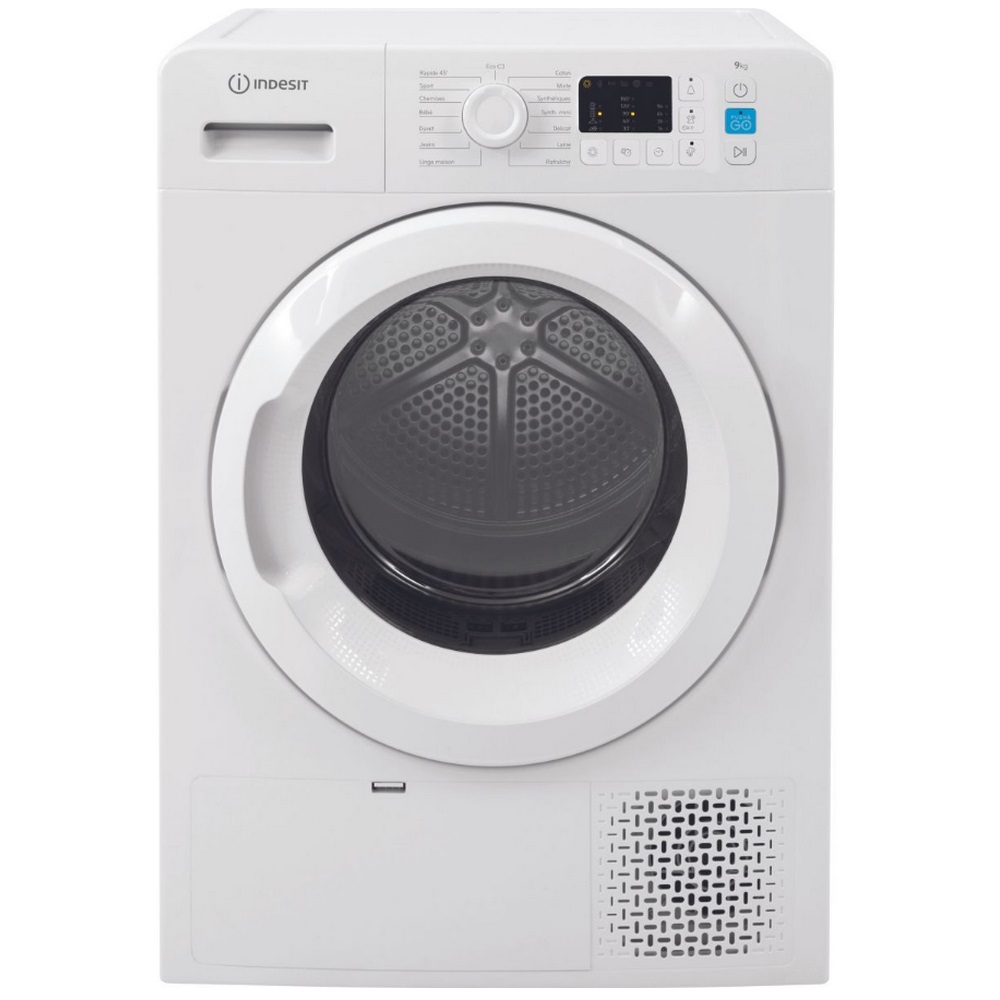 indesit Sèche-linge pompe à chaleur avec condenseur 60cm 9kg blanc indesit