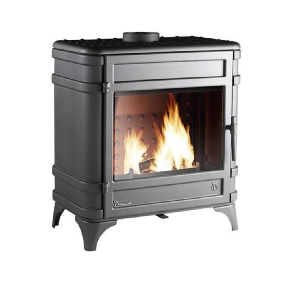 invicta Poêle à bois fonte 12kw anthracite invicta