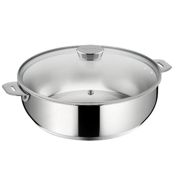 lagostina Sauteuse avec couvercle 24cm inox lagostina