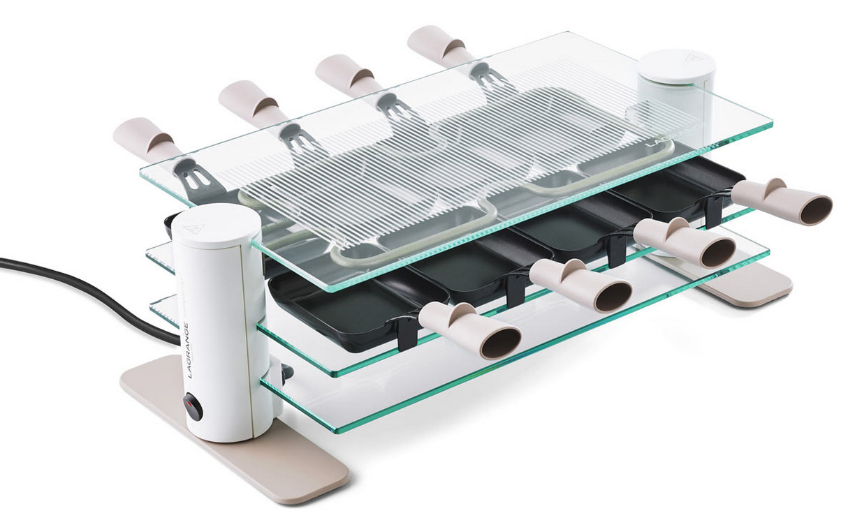 lagrange Appareil à raclette 8 personnes 1000w verre lagrange