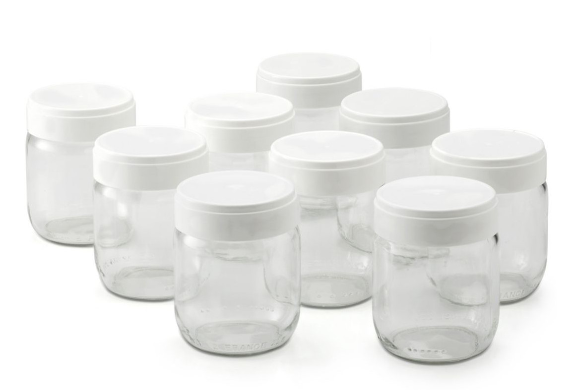 lagrange Lot de 9 pots en verre pour yaourtière lagrange