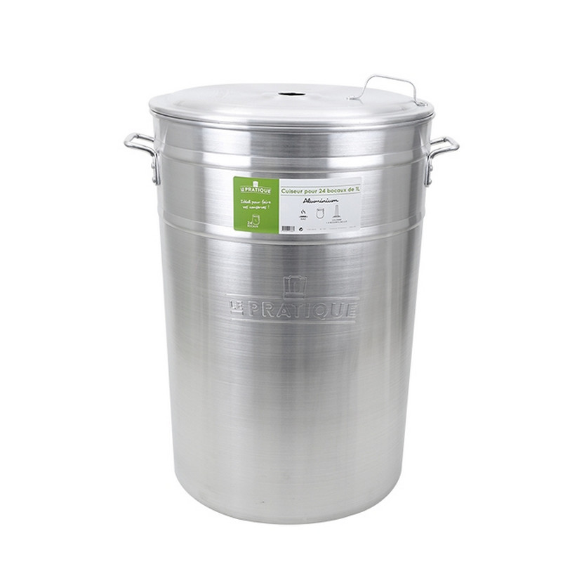 le pratique Stérilisateur de bocaux en aluminium 90l le pratique