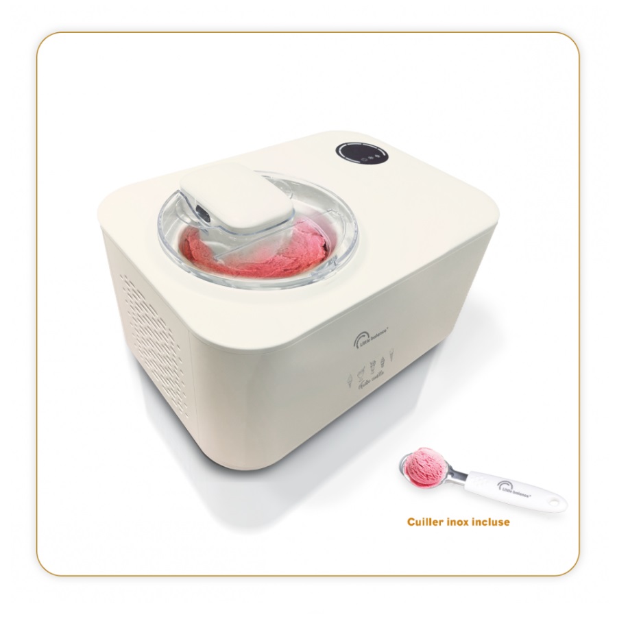 little balance Turbine à glace 1.2l 110w blanc crème little balance