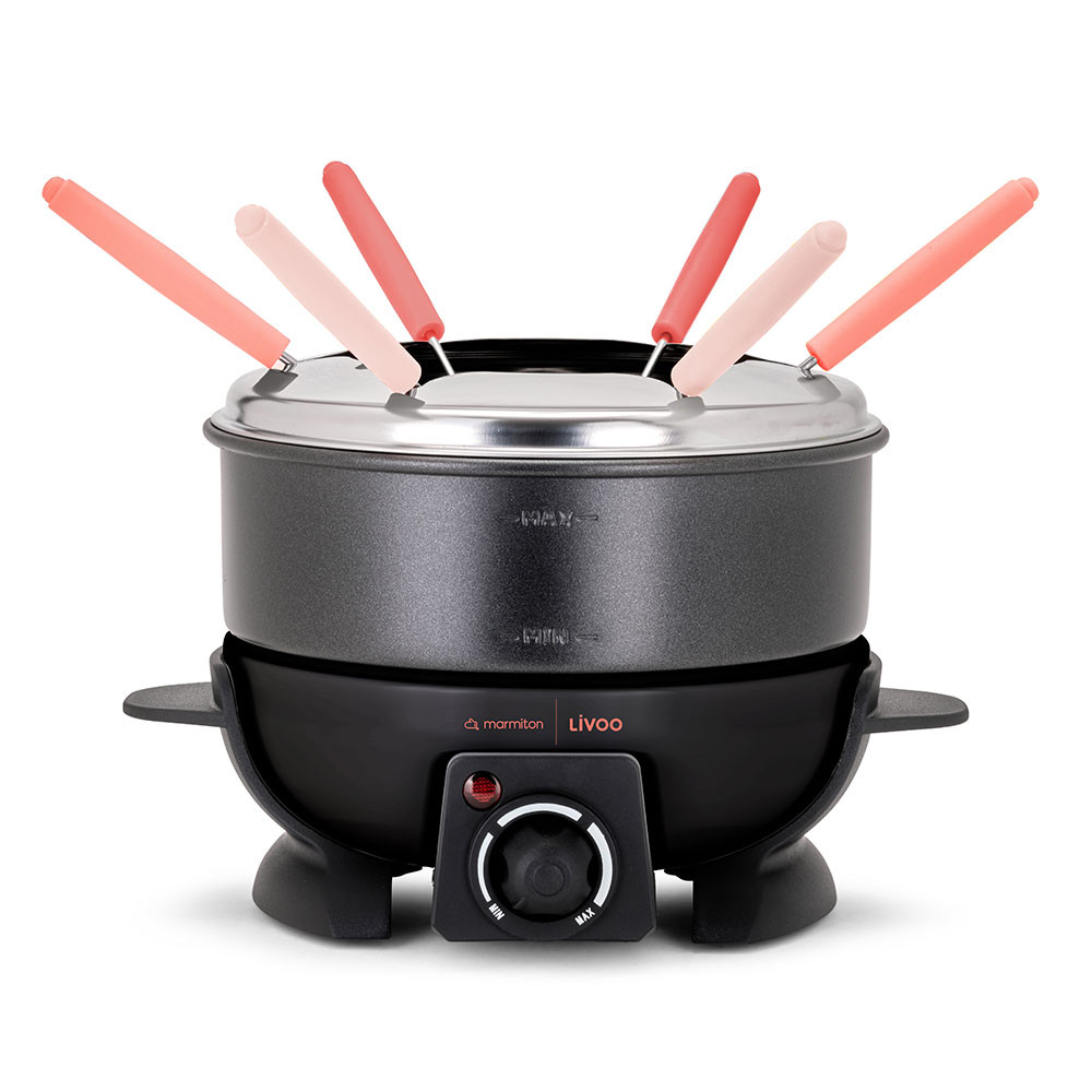 livoo Fondue électrique 650w 6 fourchettes livoo
