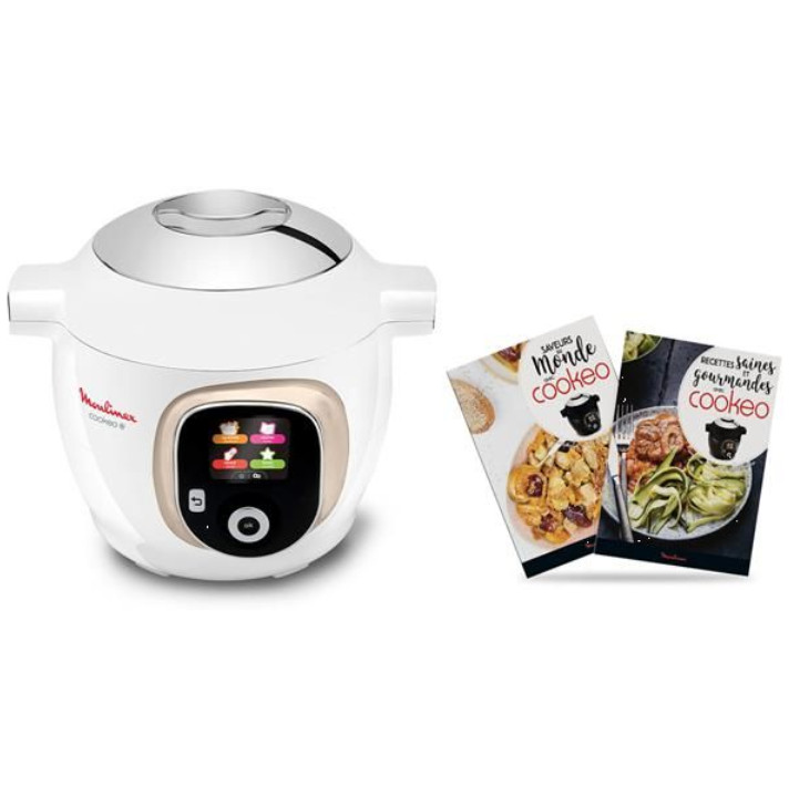 moulinex Multicuiseur intelligent 6l 1600w blanc/chromé moulinex