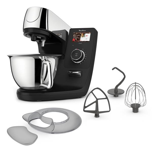 moulinex Robot pâtissier 5.5l 1200w noir/silver moulinex