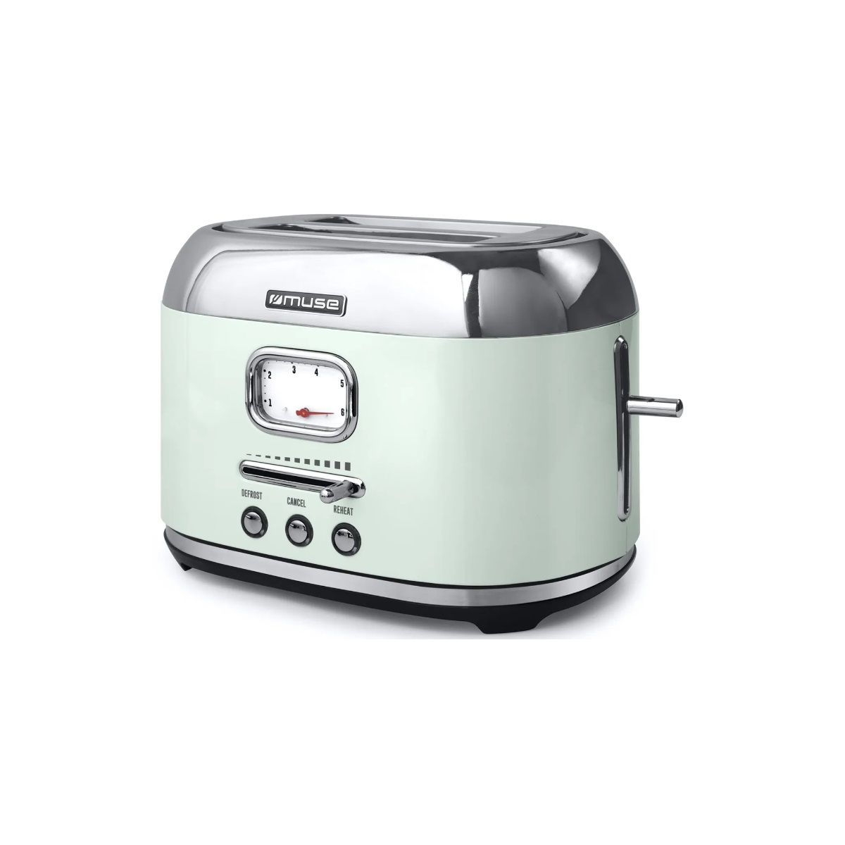 muse Grille-pains 2 fentes 950w inox muse