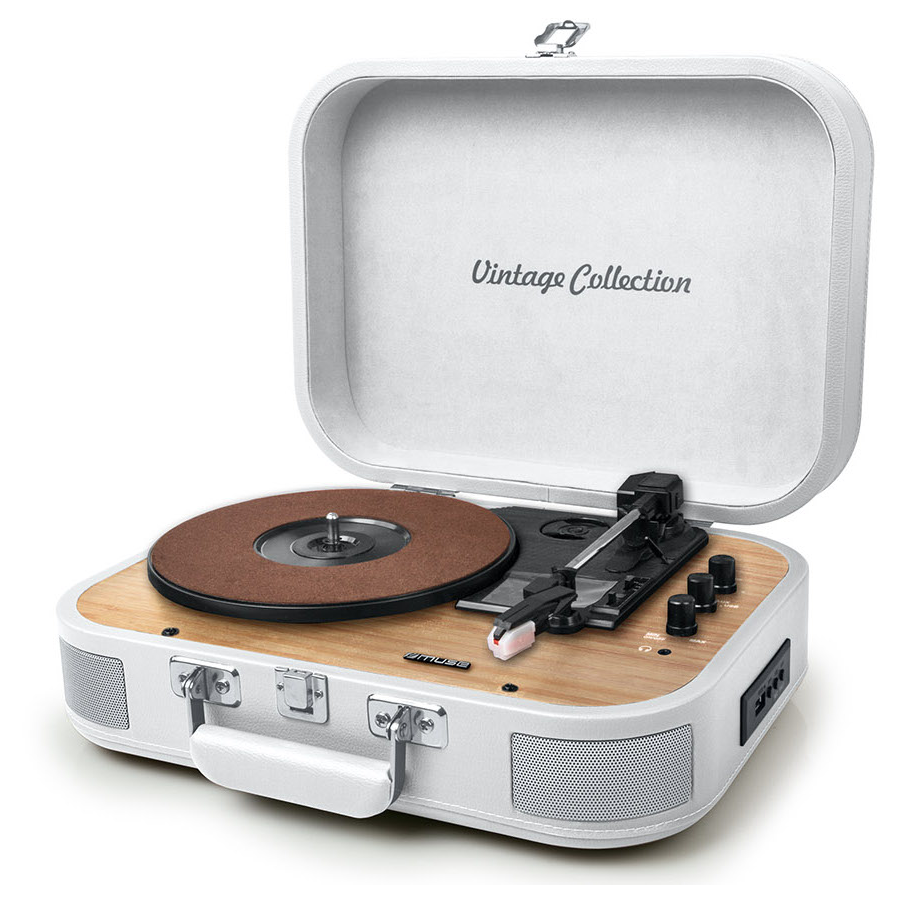 muse Platine vinyle stéréo 3 vitesses 33/45/78t avec bluetooth muse