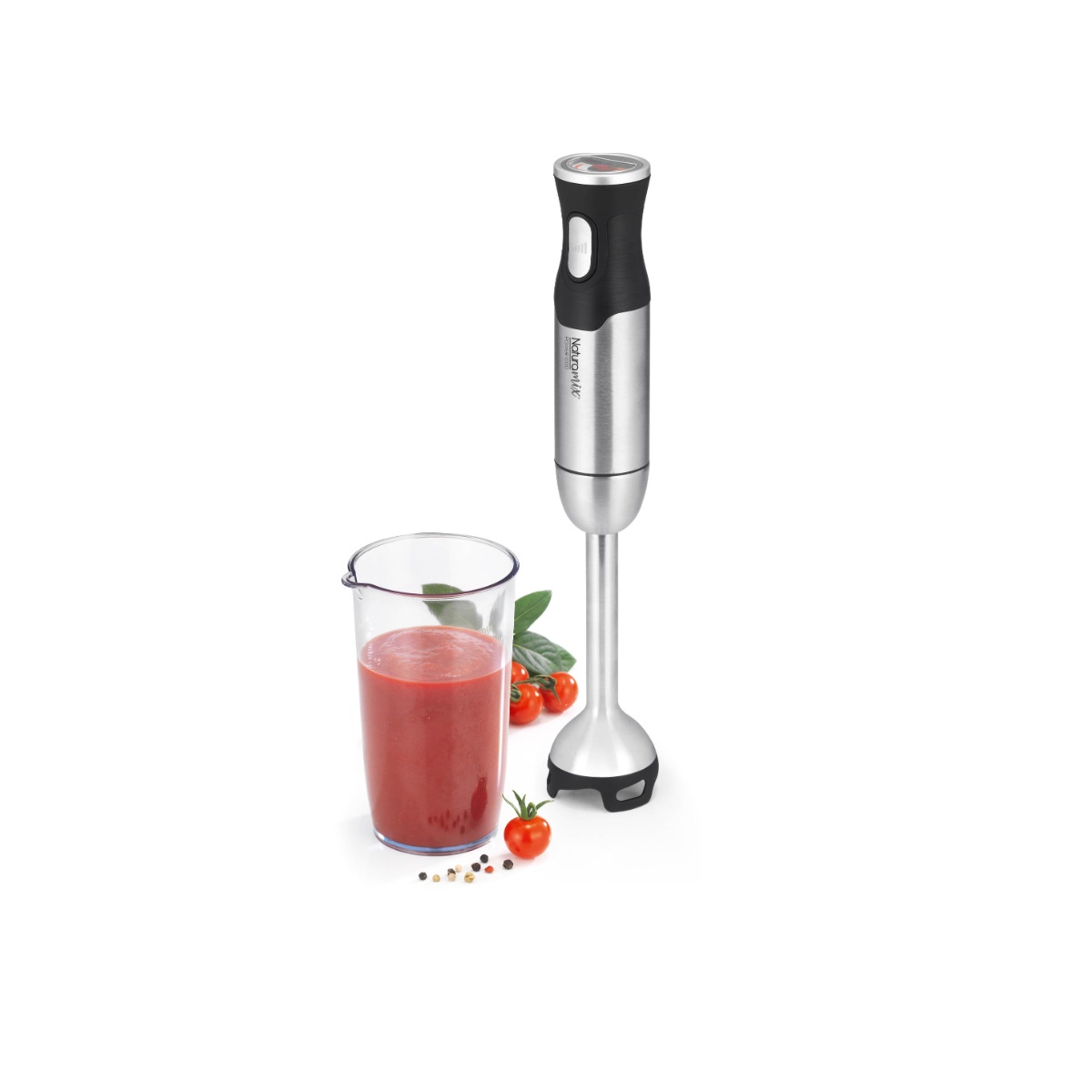 naturamix Mixeur plongeant 1000w inox/noir naturamix