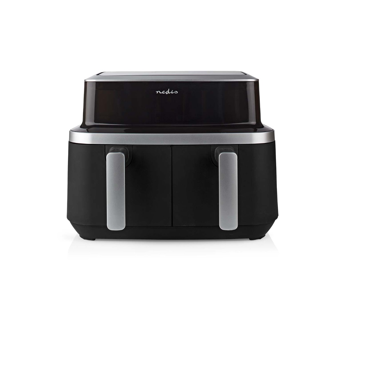 nedis Friteuse sans huile double 2600w noir nedis