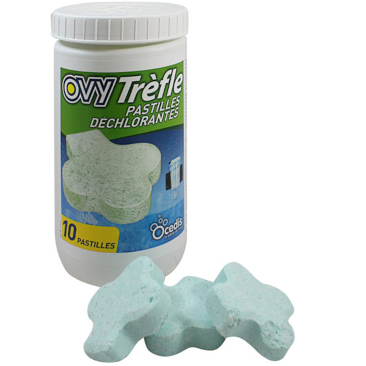 ocedis Pastilles (x10) pour déchlorinateur ovy green ocedis
