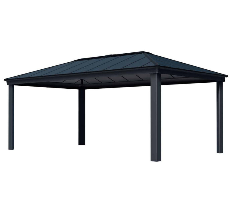 palram Gazebo de jardin 611,5x363,5cm gris palram