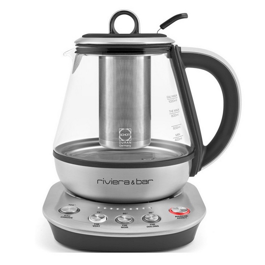 riviera & bar Théière bouilloire 2en1 1l 800w inox riviera & bar