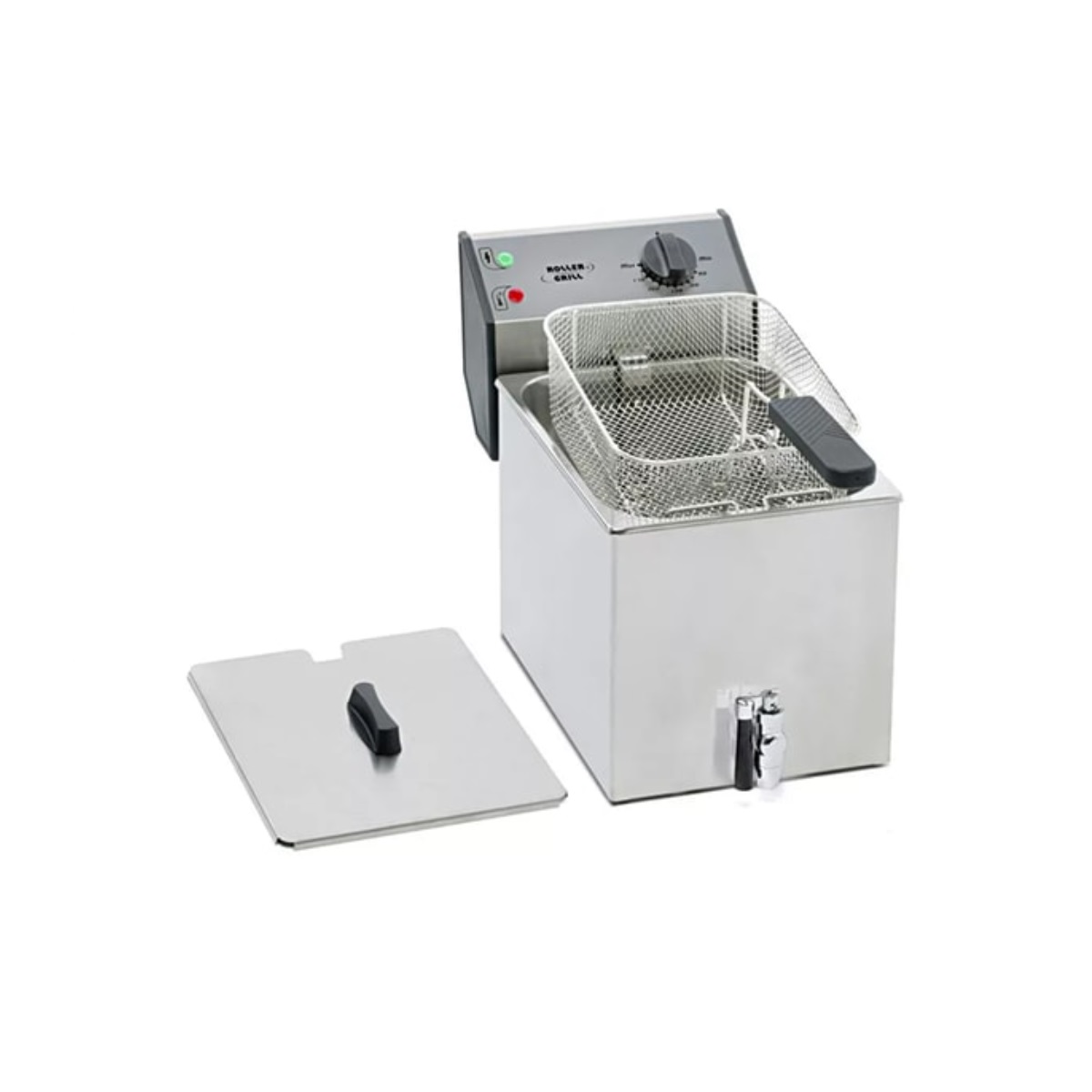 roller grill Friteuse 8l 3800w inox roller grill