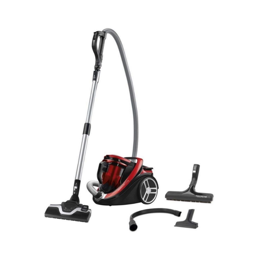 rowenta aspirateur sans sac 67db noir/rouge ro7643ea