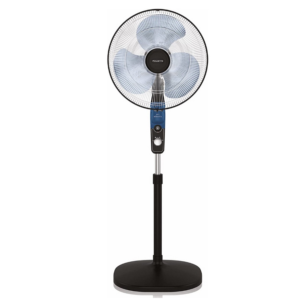 rowenta ventilateur sur pied 45cm 60w noir vu4420f0