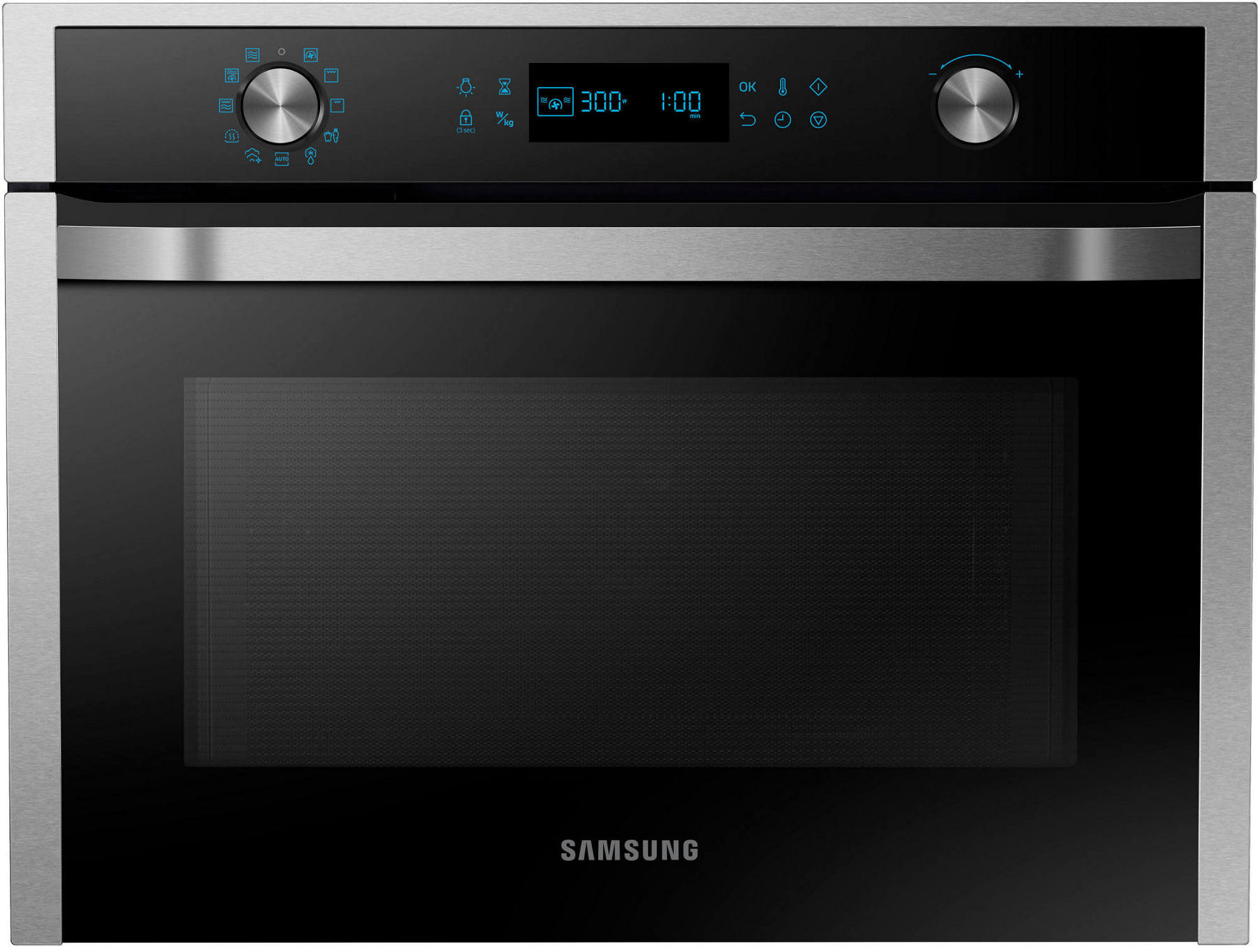 samsung Micro-ondes combiné encastrable 50l 800w inox/noir samsung